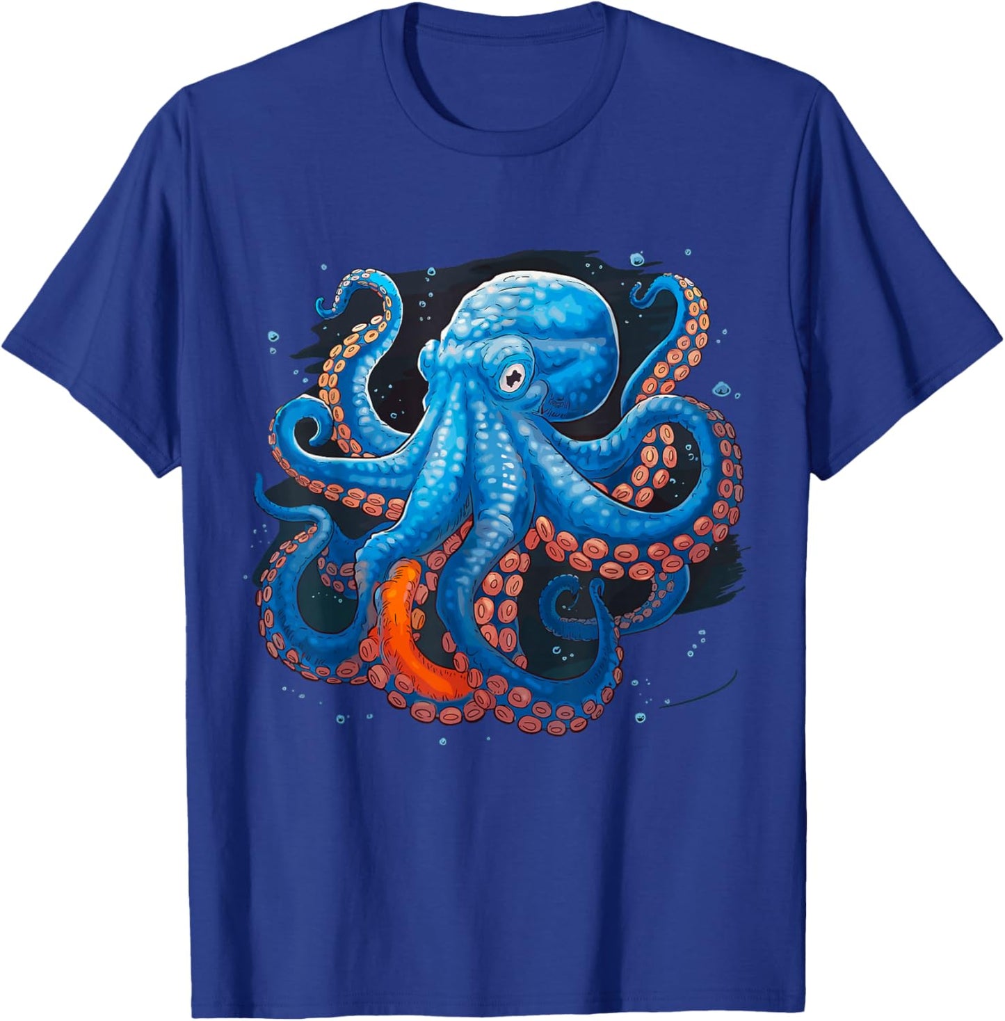Blue Octopus T-Shirt - T-Shirt | Royal