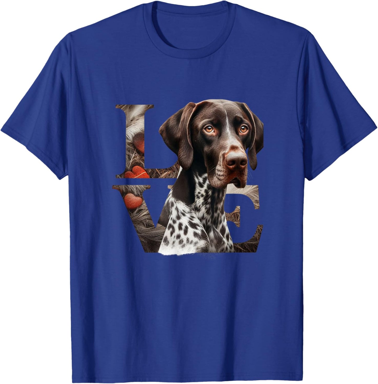 German Shorthair Pointer GSP German Shorthair Pointers T-Shirt - T-Shirt | Royal