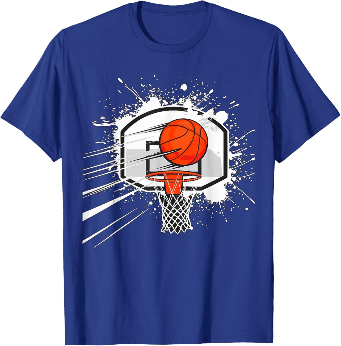 Basketball Hoop T-Shirt - T-Shirt | Royal