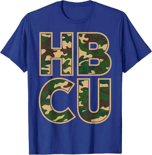 HBCU College Camouflage T-Shirt - T-Shirt | Royal