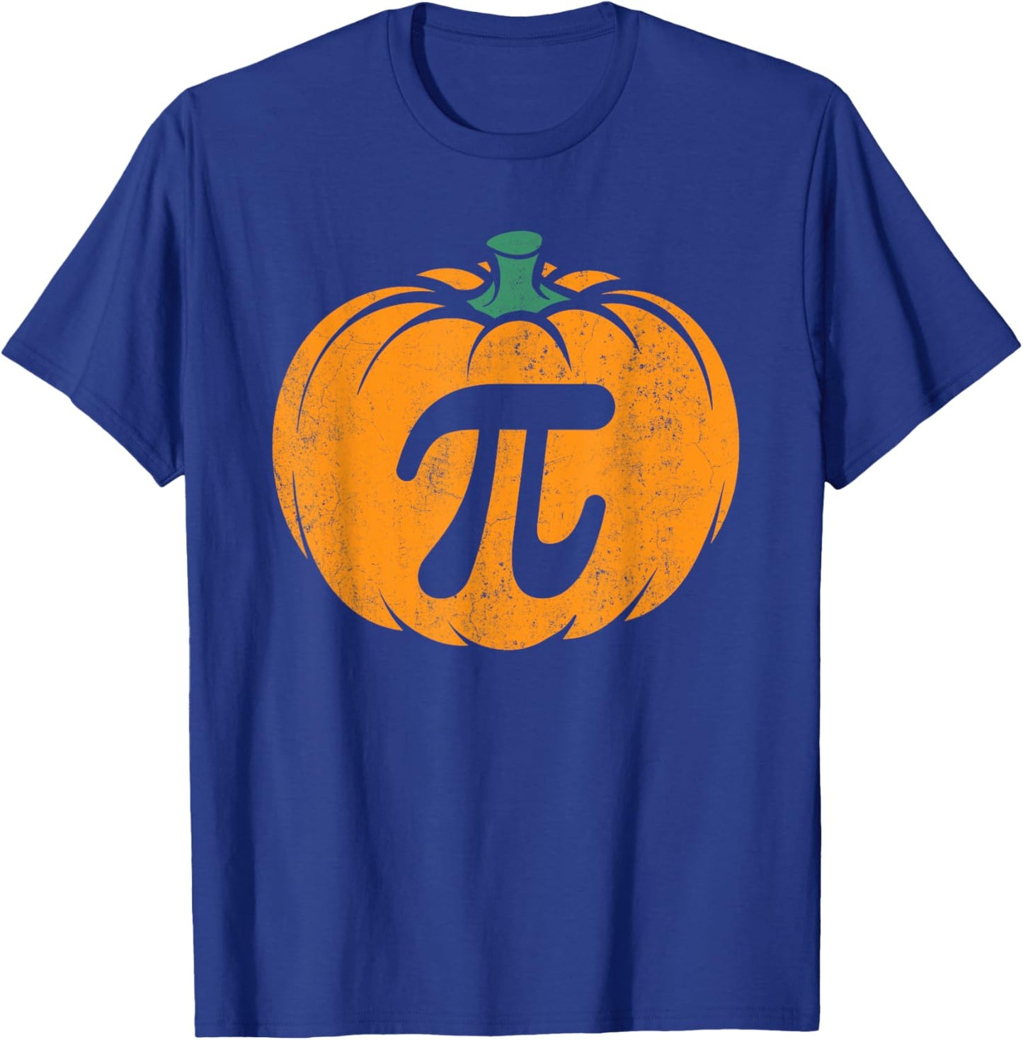 Thanksgiving Pumpkin Pi Pie Costume Math Teacher Halloween T-Shirt - T-Shirt | Royal
