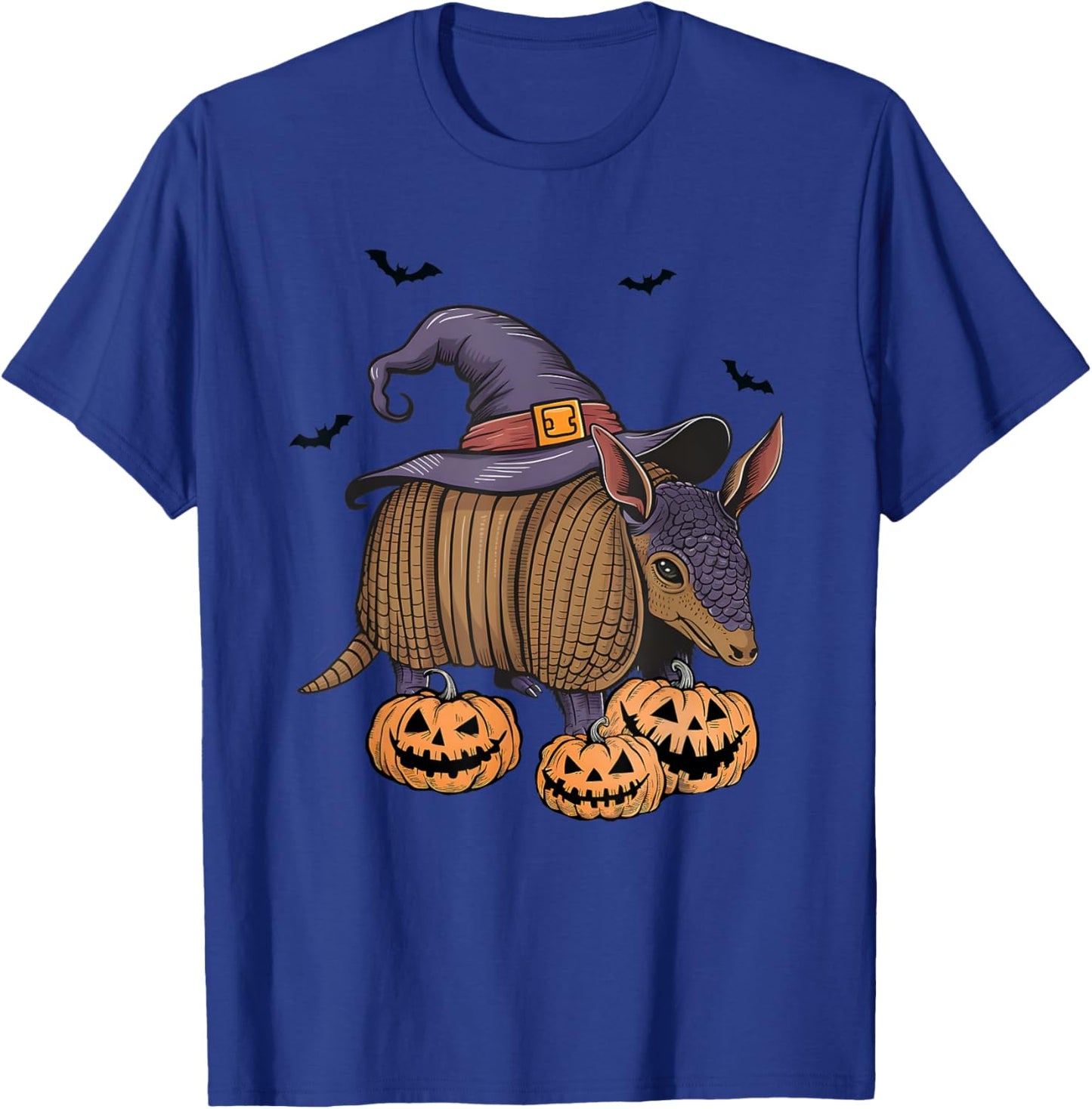 Halloween Armadillo Funny Witch Armadillo Costume girls kids T-Shirt - T-Shirt | Royal