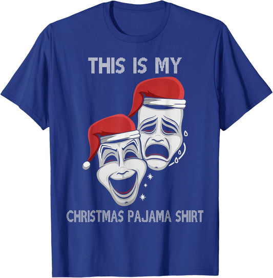 This Is My Christmas Pajama Broadway Theater Musical T-Shirt - T-Shirt | Royal