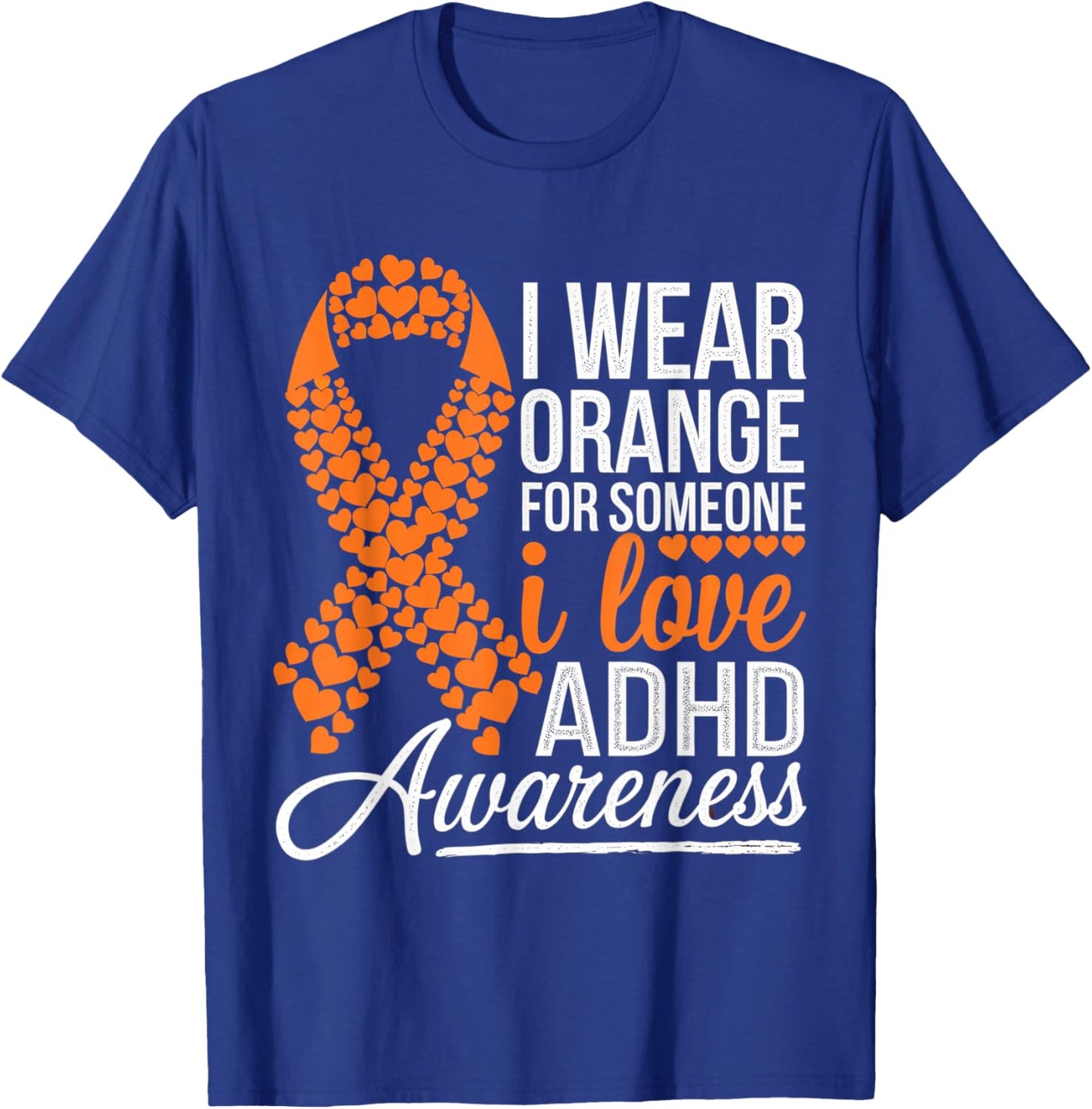 ADHD Awareness Month ADHD Embrace Neurodiversity T-Shirt - T-Shirt | Royal