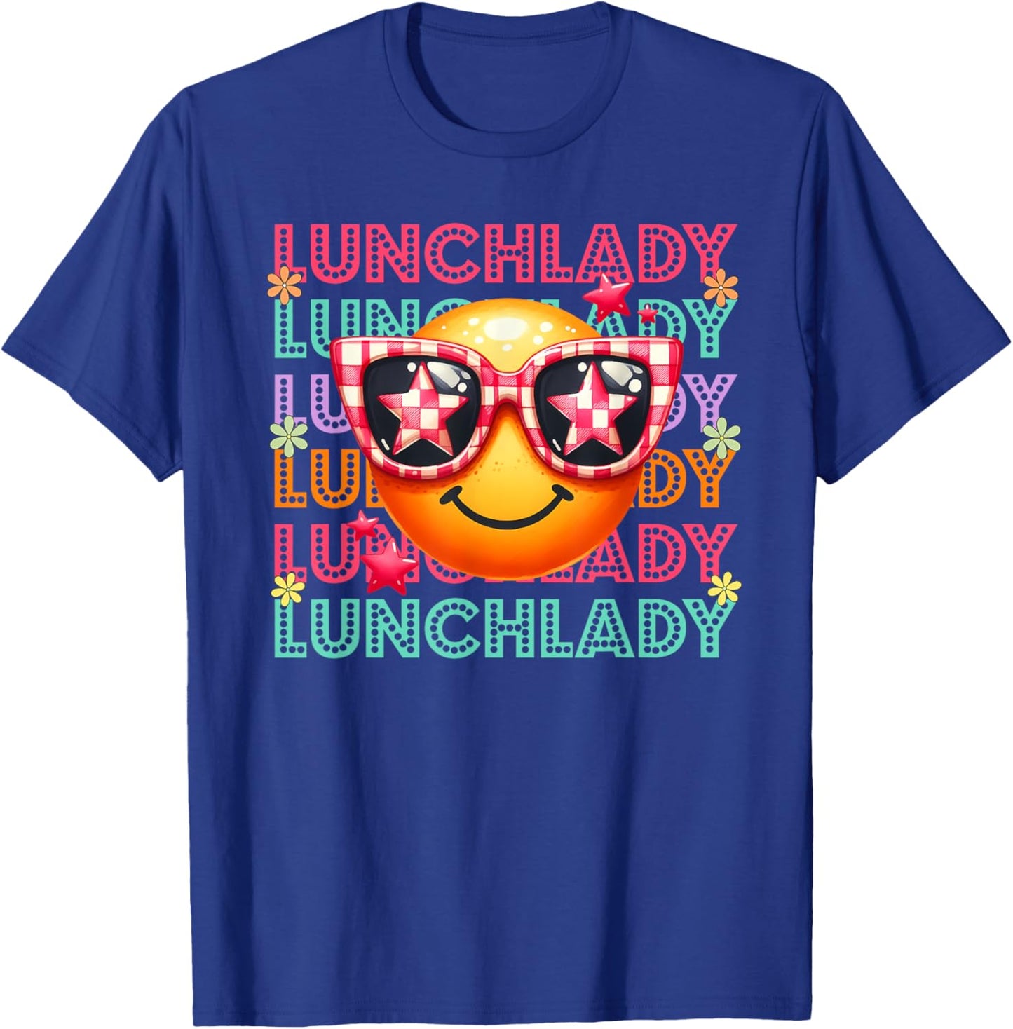 Lunch Lady Funny Cafeteria Worker Appreciation T-Shirt - T-Shirt | Royal