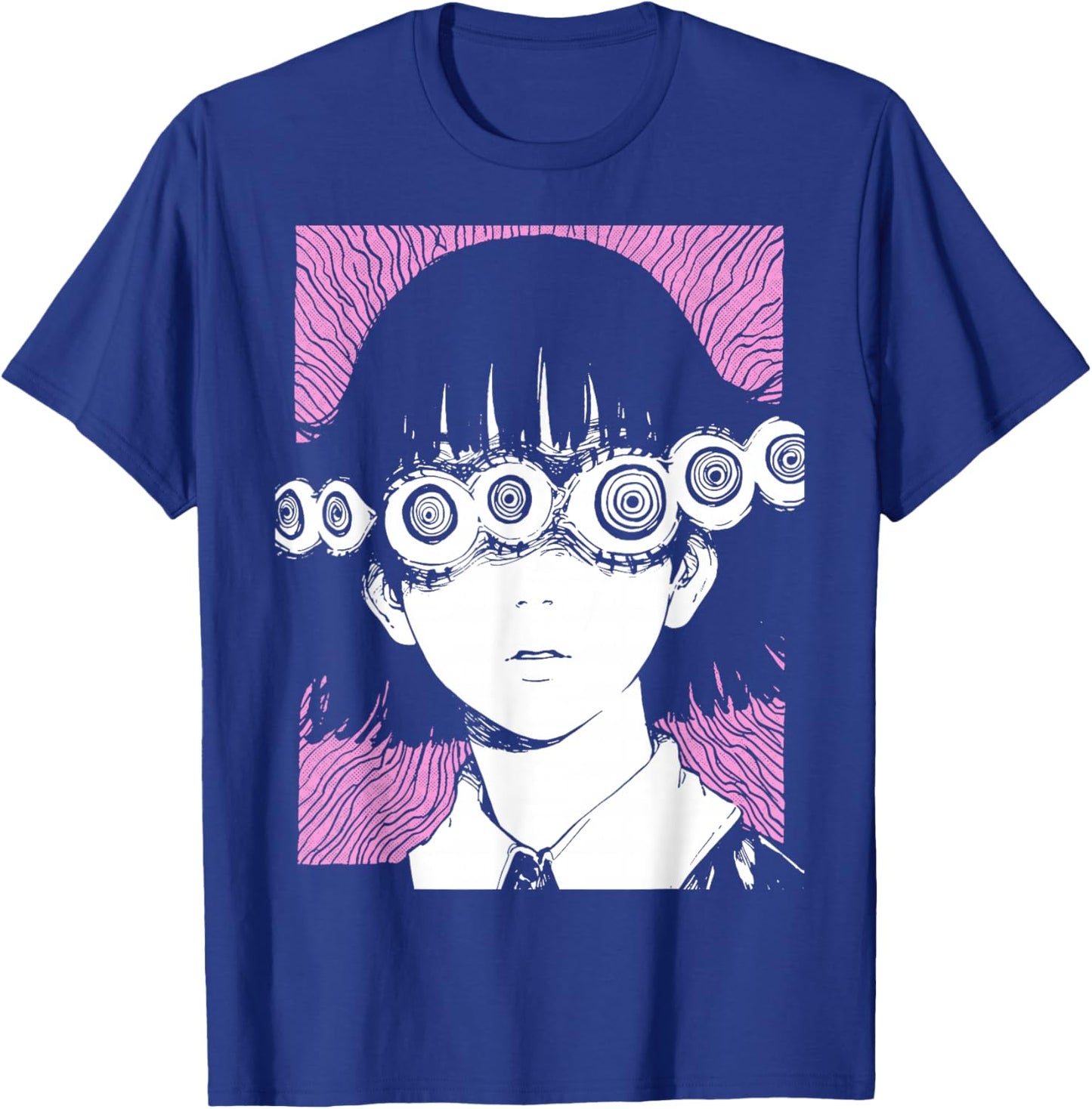 Horror Anime Manga | Japan Japanese Creepy Kawaii Goth T-Shirt - T-Shirt | Royal