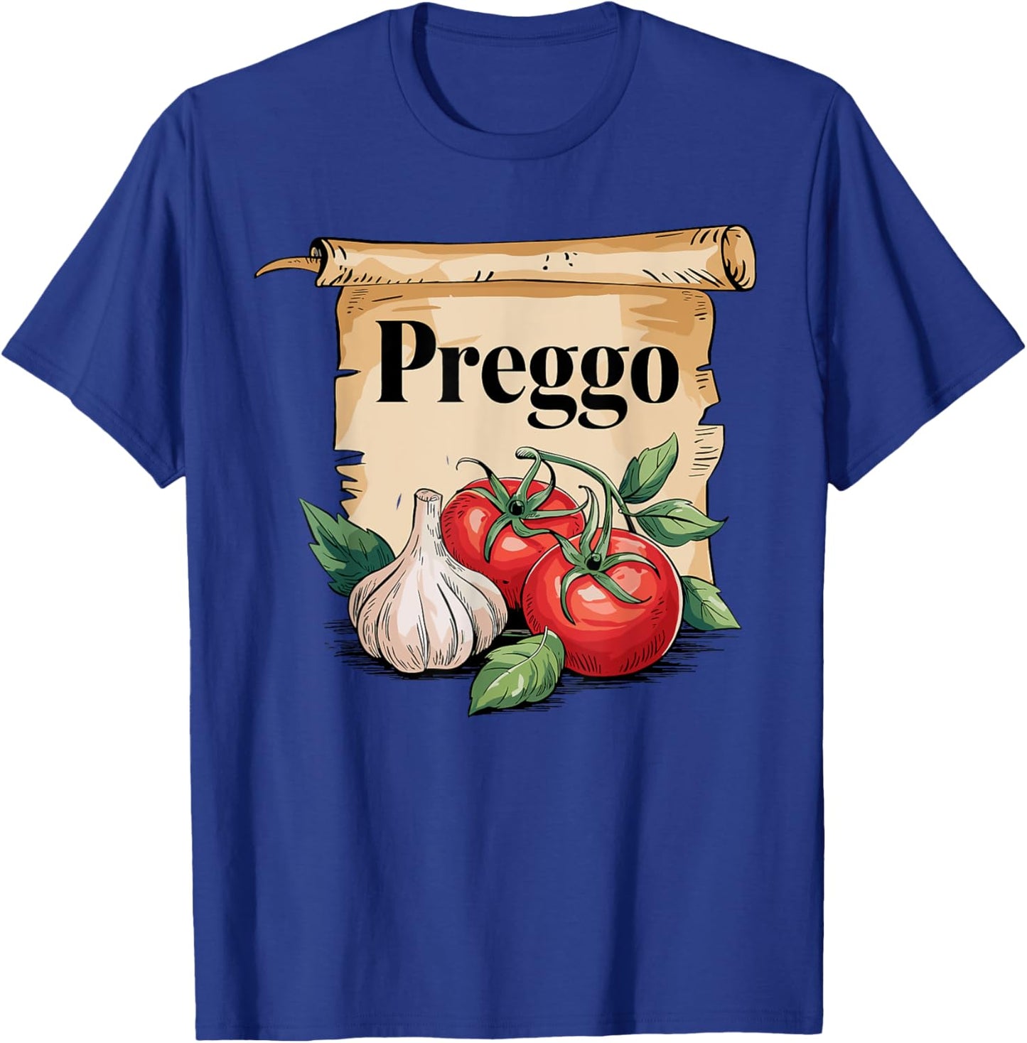 Preggo Sauce Cute and Funny Pregnancy Announcement T-Shirt - T-Shirt | Royal
