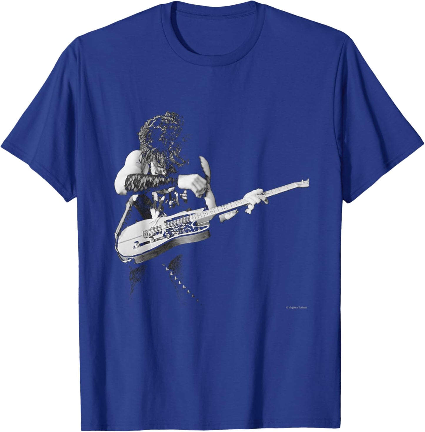 Prince Playing Guitar Live By Virgina Turbett T-Shirt - T-Shirt | Royal