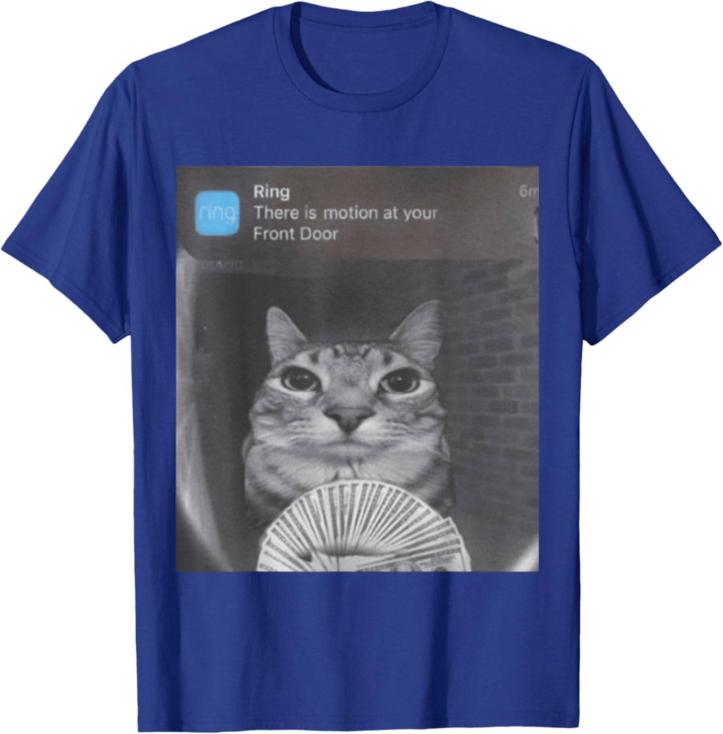 Ring There is Motion at Your Front Door T-Shirt - T-Shirt | Royal