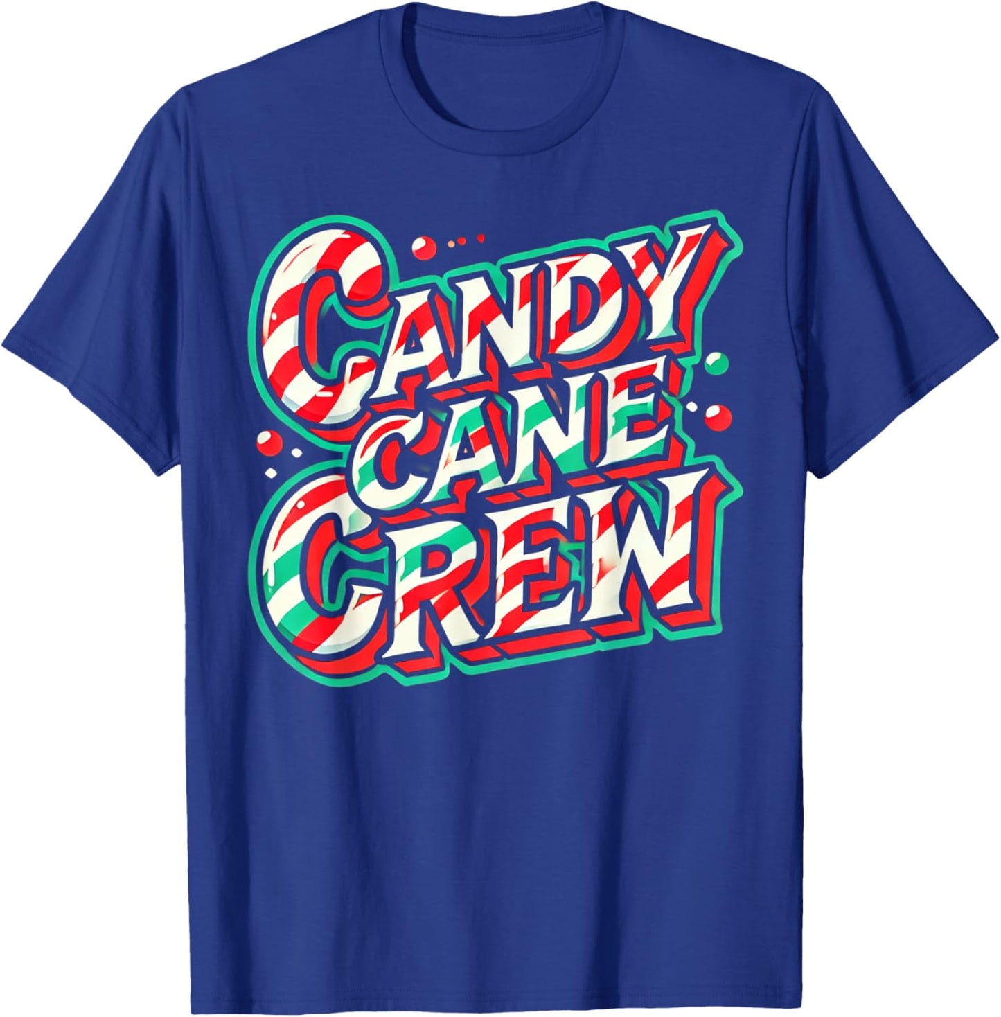 Candy Cane Crew Candy Love christmas Sweet T-Shirt - T-Shirt | Royal