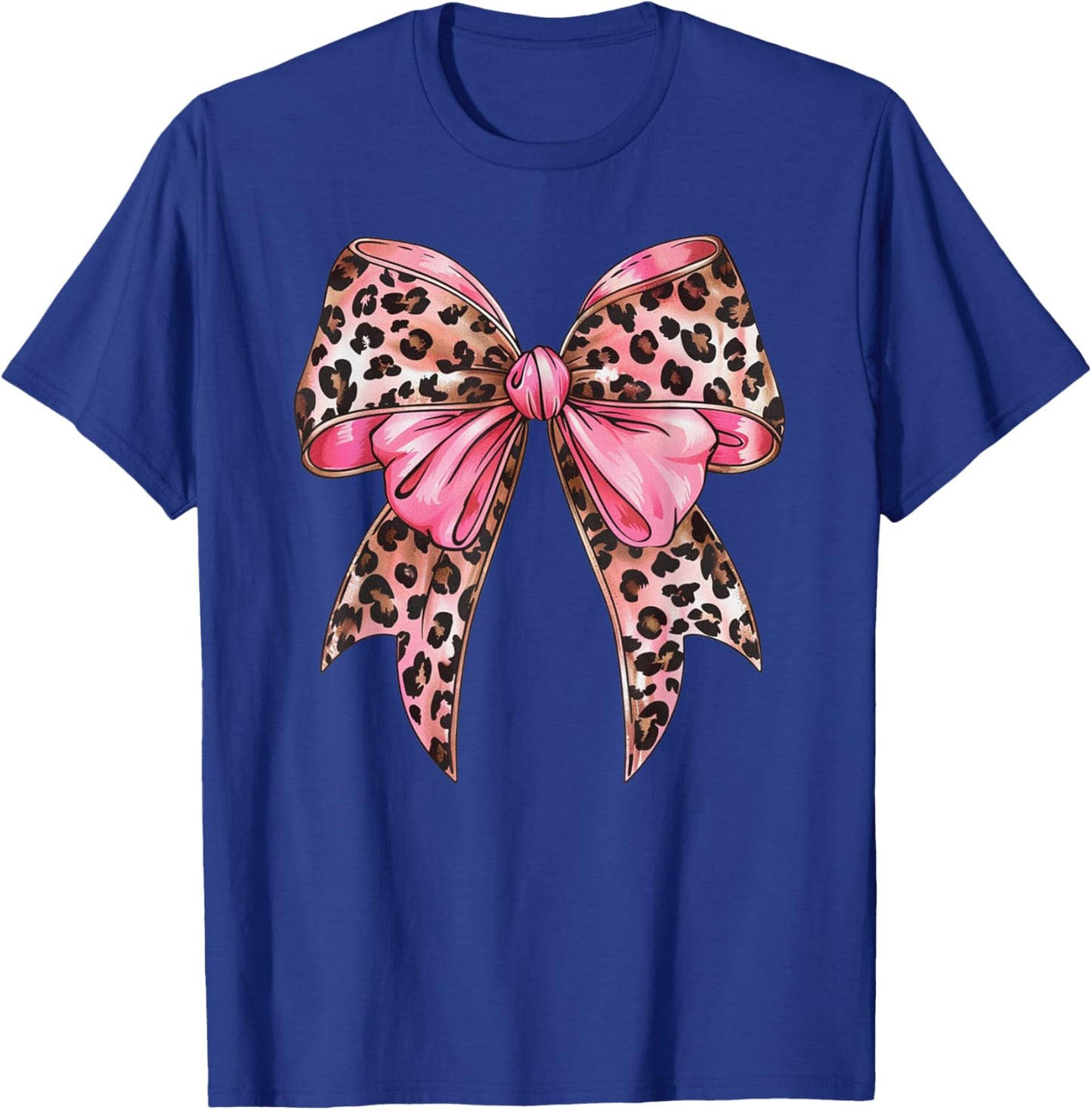 Pink Coquette Bow retro Breast Cancer Awareness T-Shirt - T-Shirt | Royal