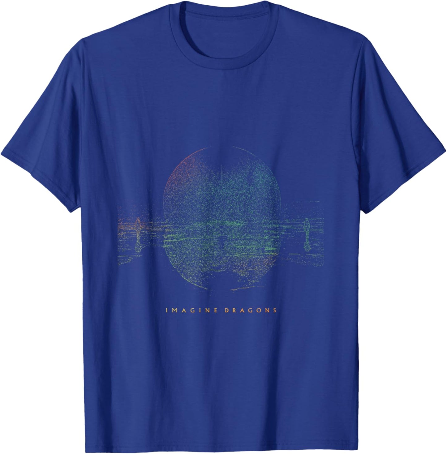 Official Imagine Dragons Distress Fade T-Shirt - T-Shirt | Royal