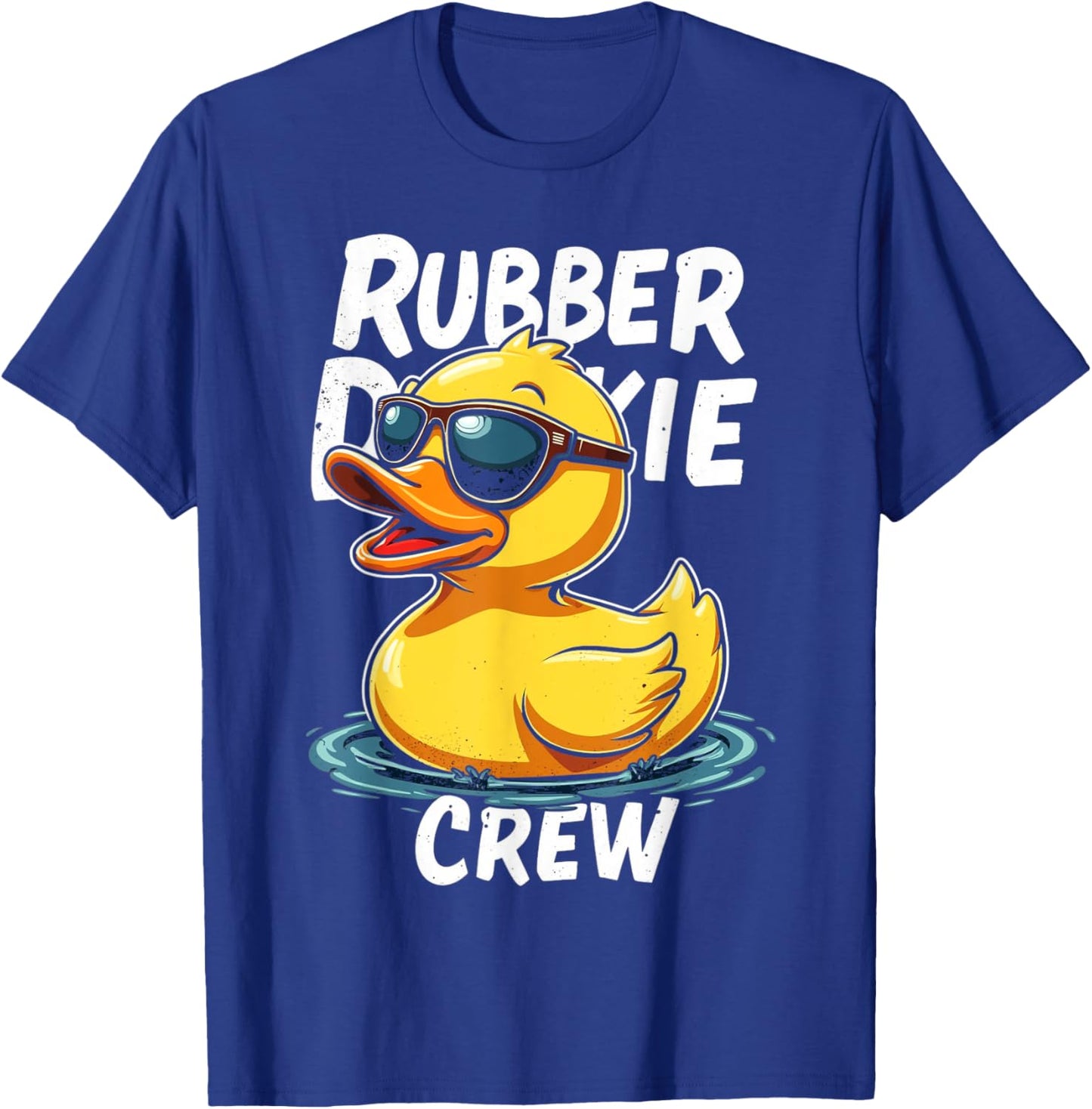 Rubber DUCKIE CREW Rubber Duck T-Shirt - T-Shirt | Royal