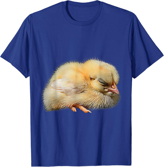 Chicken Sleeping T-Shirt - T-Shirt | Royal