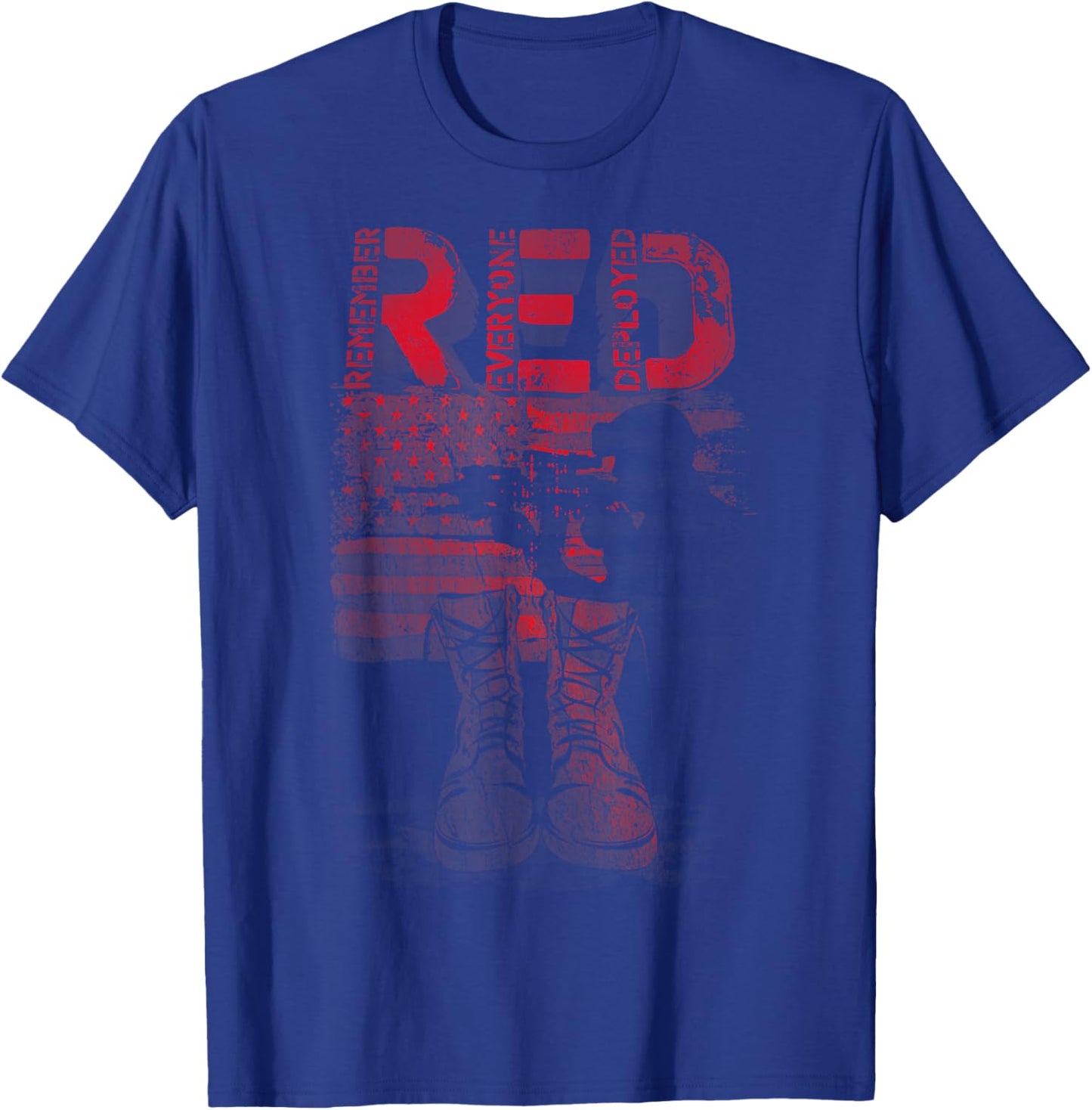 Red Friday: Stacked T-Shirt - T-Shirt | Royal