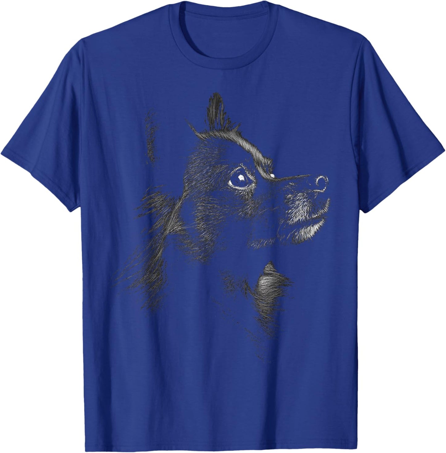 Schipperke Dog Motif Pet Art Schipperke T-Shirt - T-Shirt | Royal
