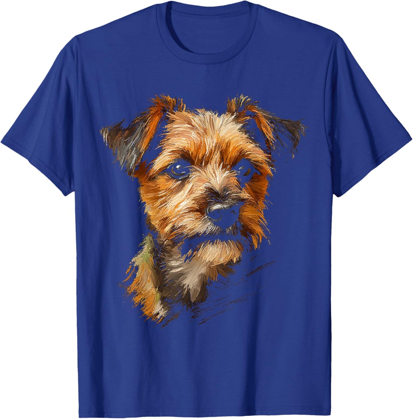 Border Terrier Dog Graphic Pet Art Border Terrier Women Kids T-Shirt - T-Shirt | Royal