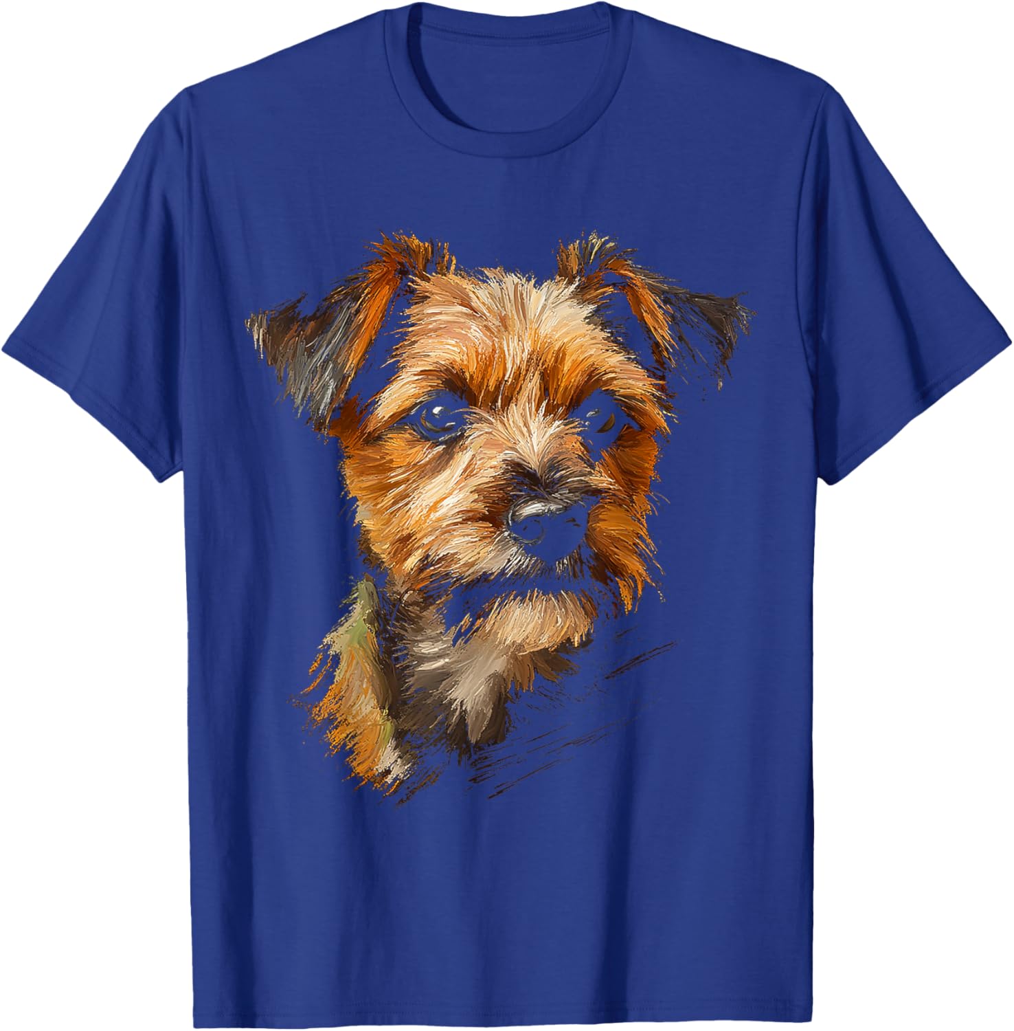 Border Terrier Dog Graphic Pet Art Border Terrier Women Kids T-Shirt - T-Shirt | Royal