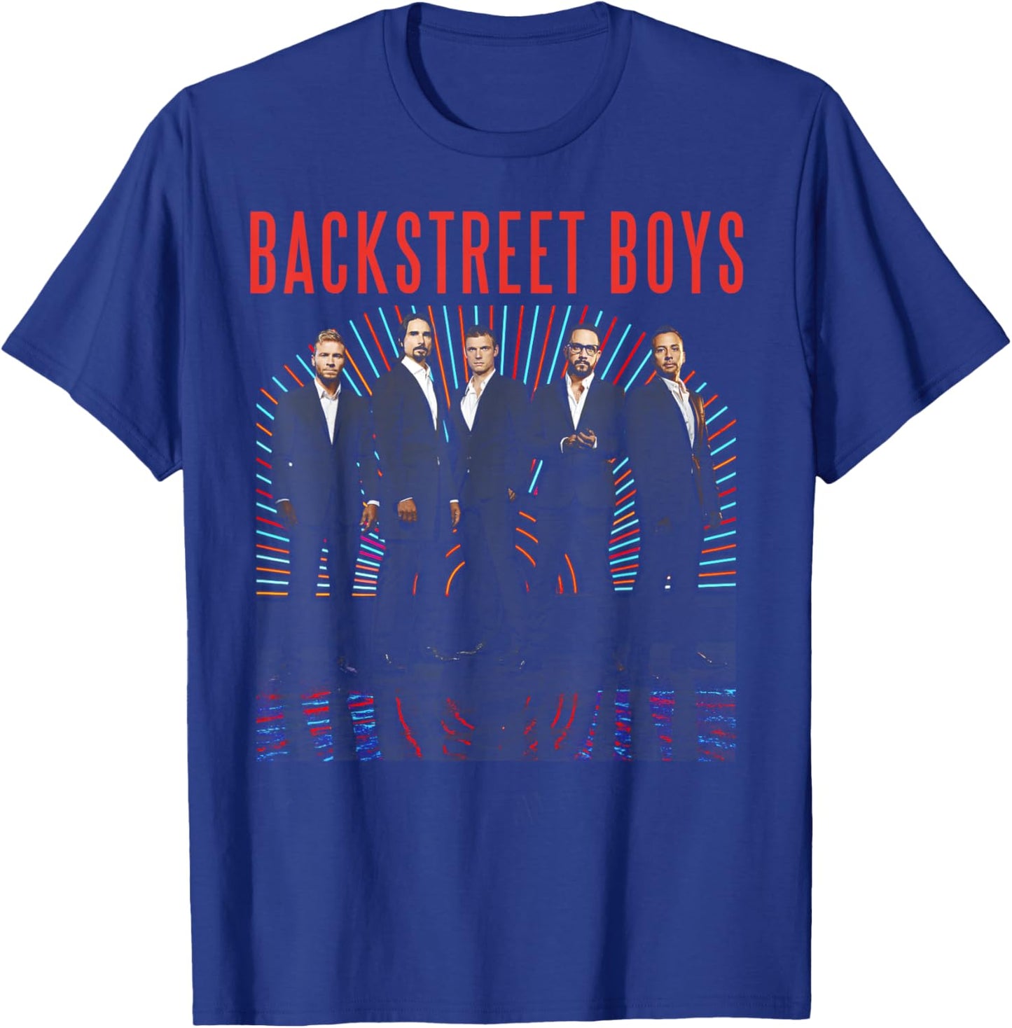 Backstreet Boys – Red And Blue T-Shirt - T-Shirt | Royal