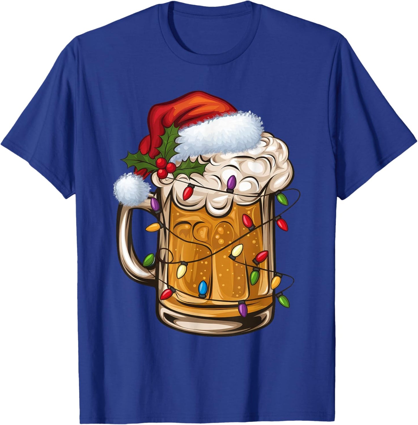 Xmas Christmas Beer T-Shirt - T-Shirt | Royal