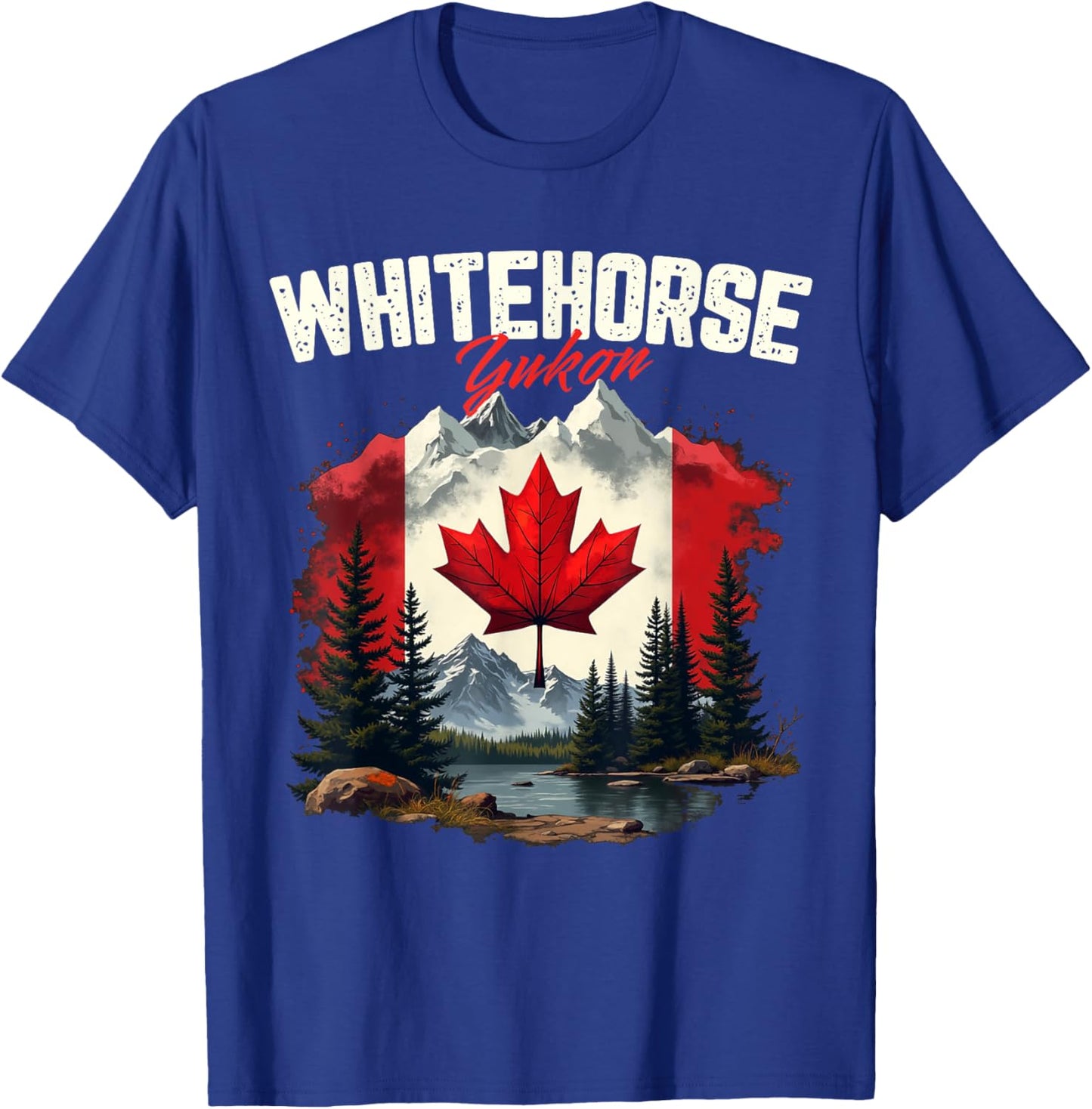 Whitehorse Yukon Canada Vacation Travel Souvenir T-Shirt - T-Shirt | Royal