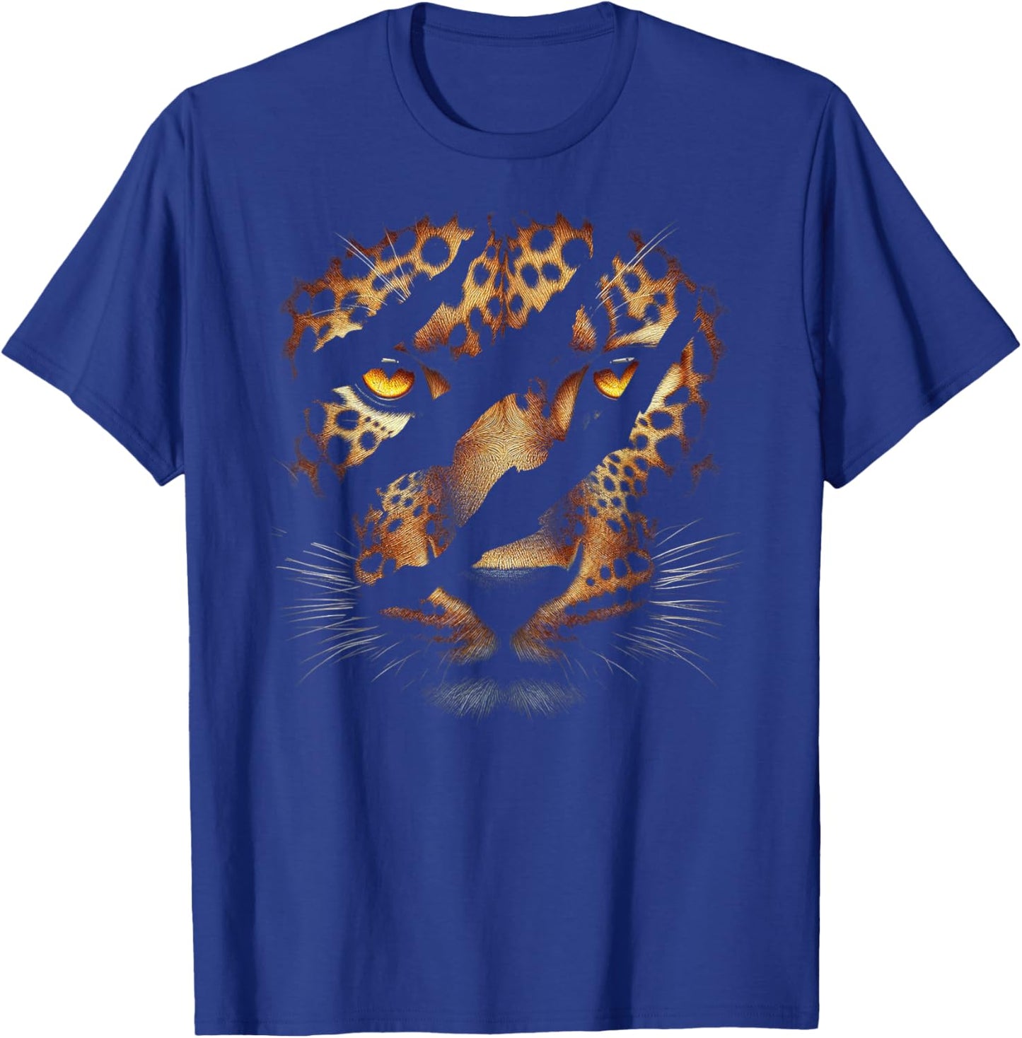 Leopard Cheetah Tiger Leopard Face Lion Cat T-Shirt - T-Shirt | Royal