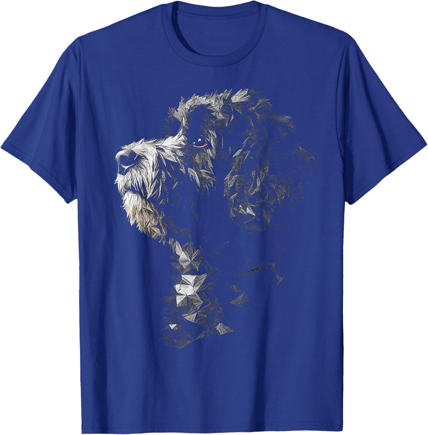 Portuguese Water Dog Graphic Pet Artwork Portuguese Water T-Shirt - T-Shirt | Royal