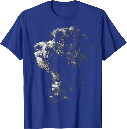 Portuguese Water Dog Graphic Pet Artwork Portuguese Water T-Shirt - T-Shirt | Royal