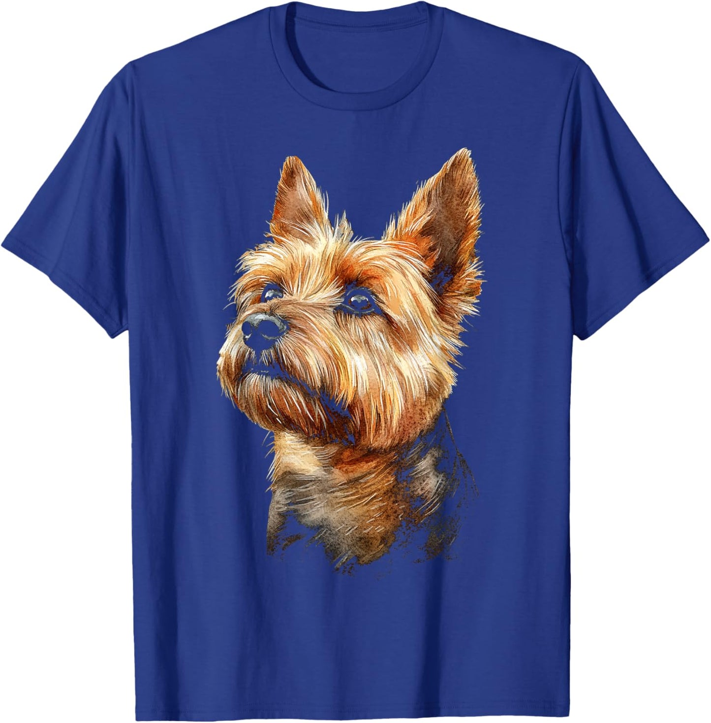 Norwich Terrier Dog Motif Pet Illustration Norwich Terrier Men Women Kids T-Shirt - T-Shirt | Royal