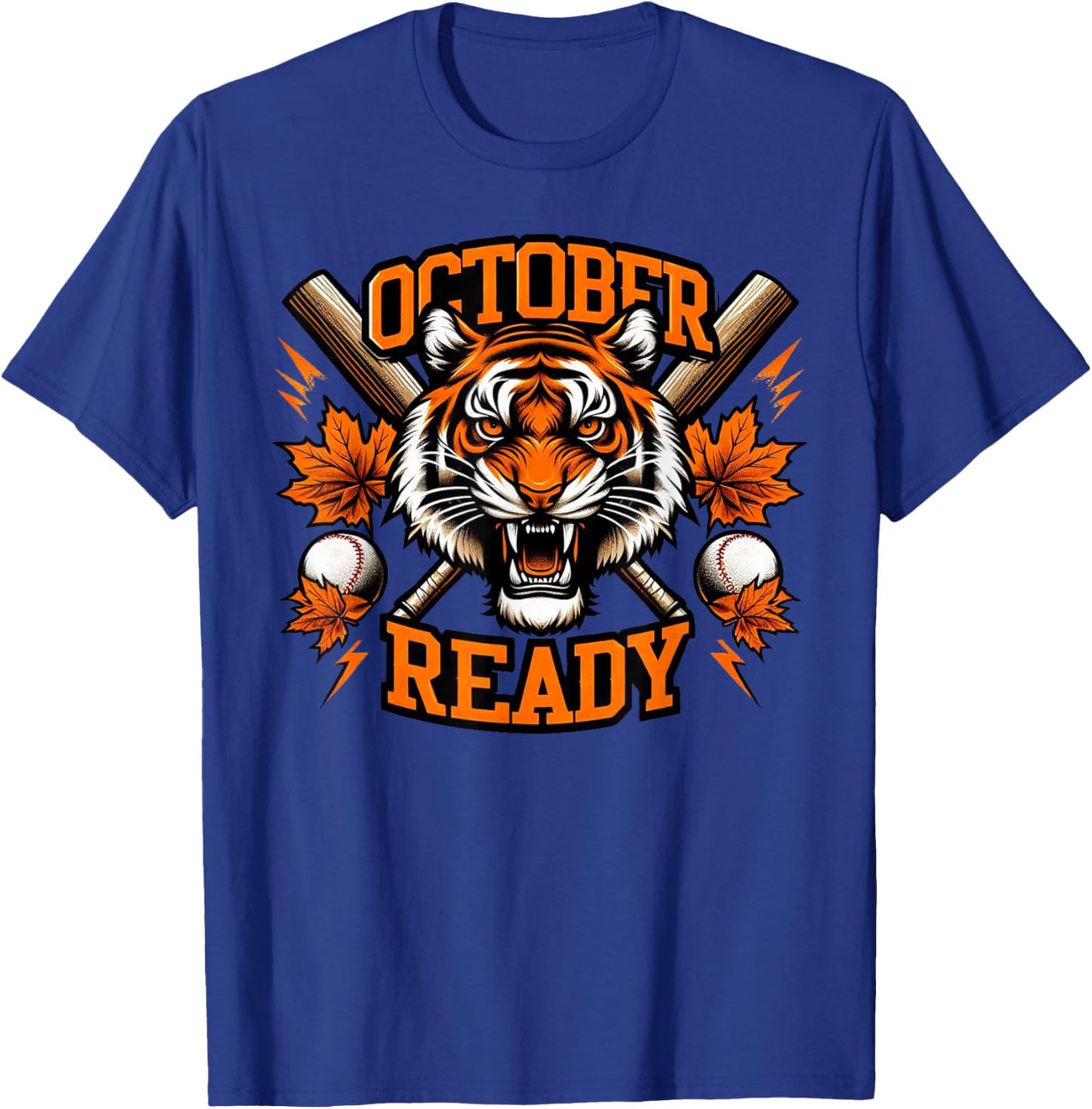 October Ready Funny Shirt For Ready Tiger Shirts T-Shirt - T-Shirt | Royal
