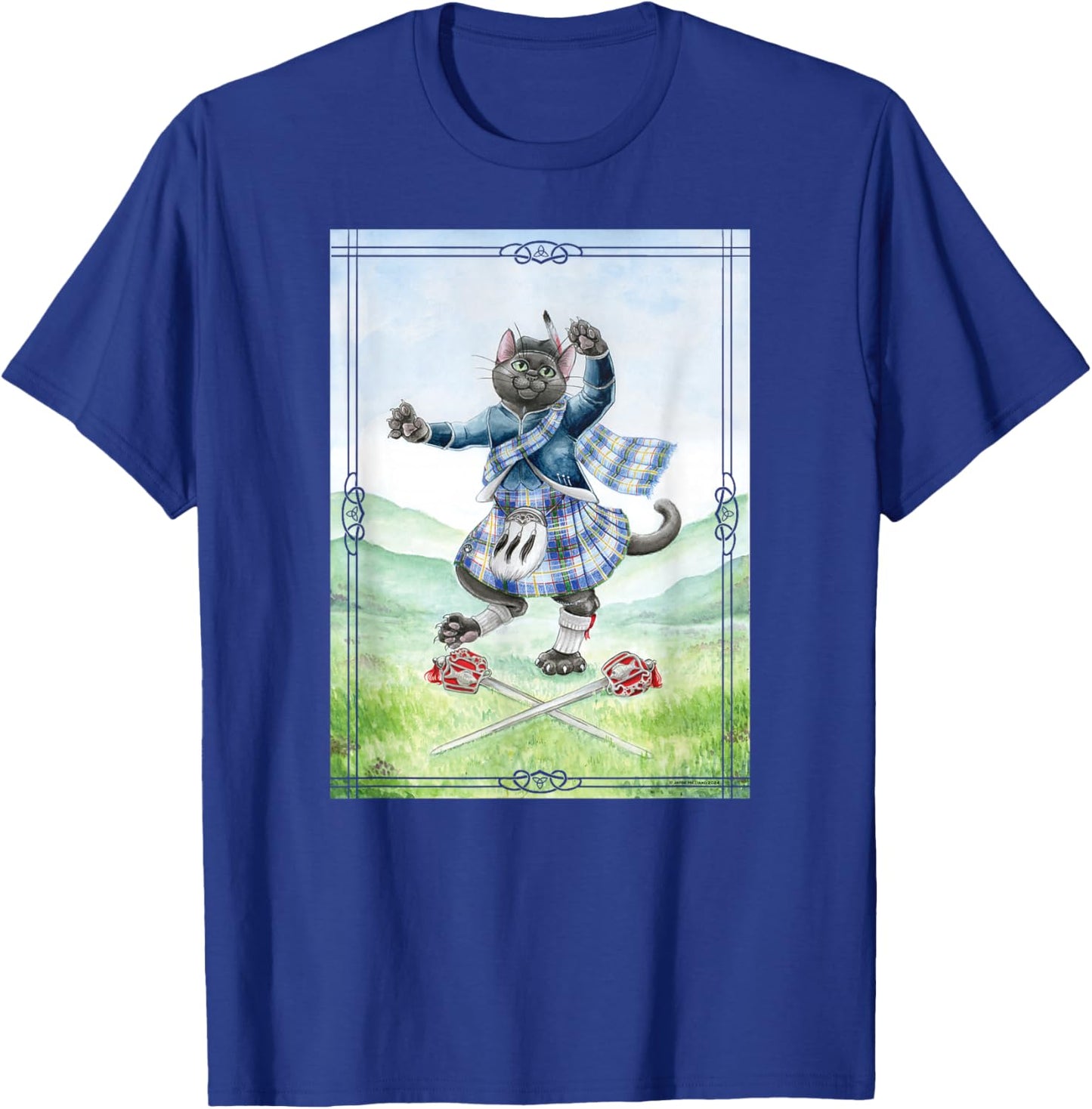 Veggie Dances the Ghillie Callum T-Shirt - T-Shirt | Royal