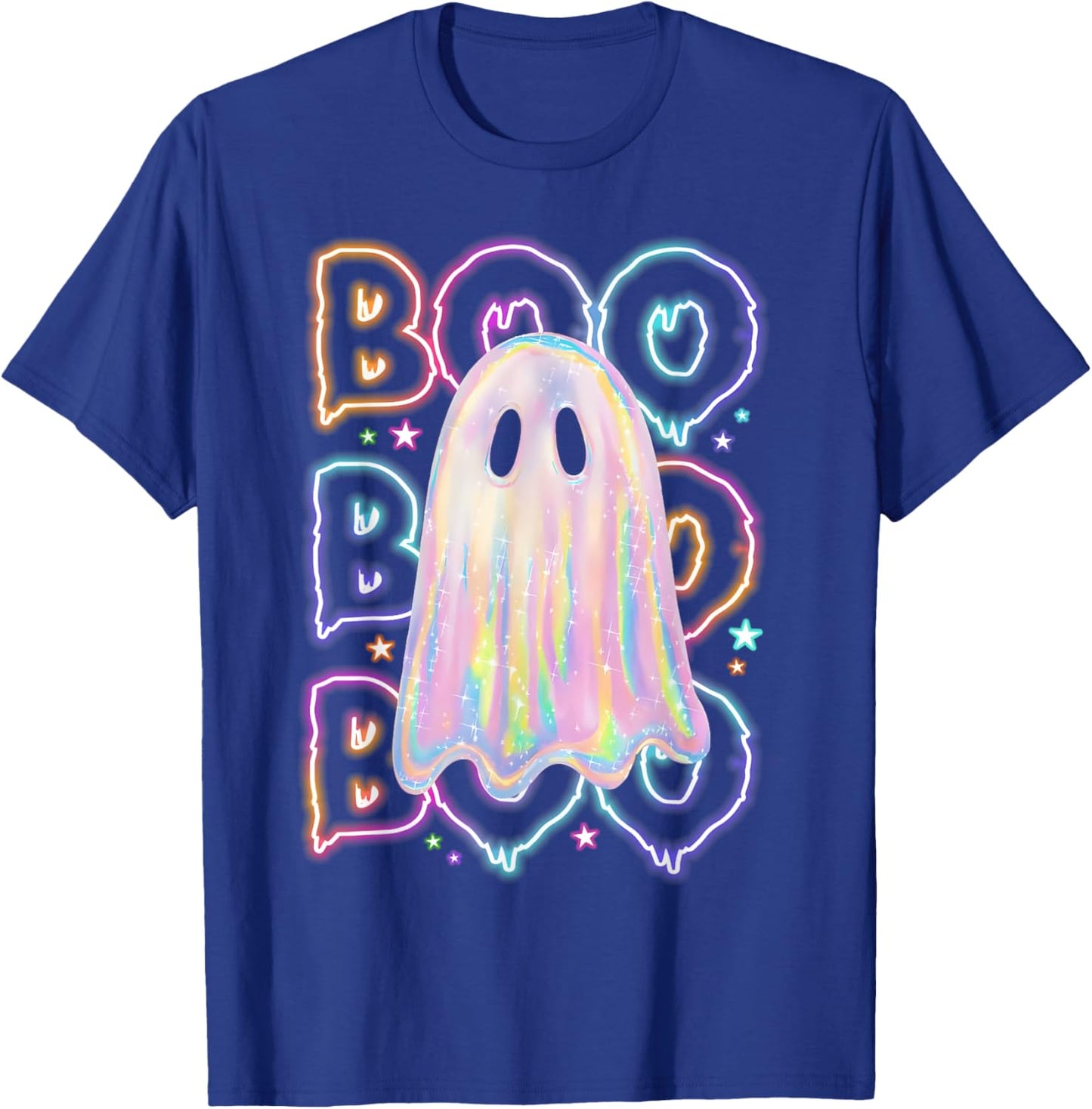 Cute Colorful Boo Ghost Boujee Halloween Costume Kid Toddler T-Shirt - T-Shirt | Royal