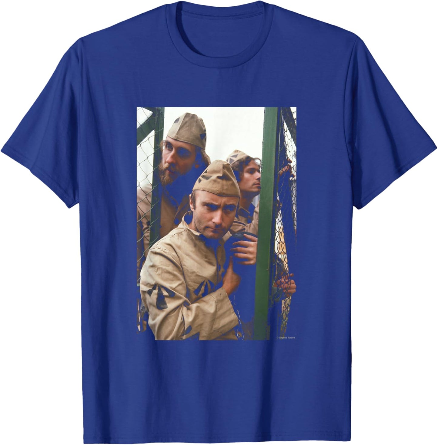 Phil Collins Of Genesis Shoot By Virgina Turbett T-Shirt - T-Shirt | Royal