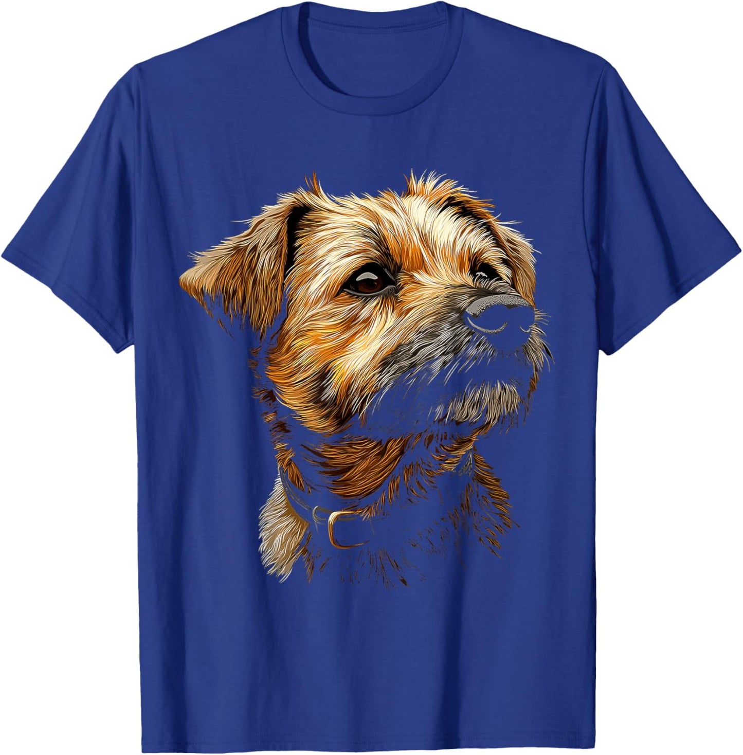 Border Terrier Dog Motif Pet Illustration Border Terrier Women Kids T-Shirt - T-Shirt | Royal