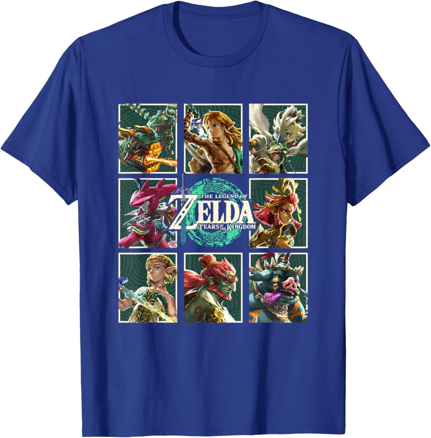 The Legend of Zelda Tears of The Kingdom Character Box Up T-Shirt - T-Shirt | Royal