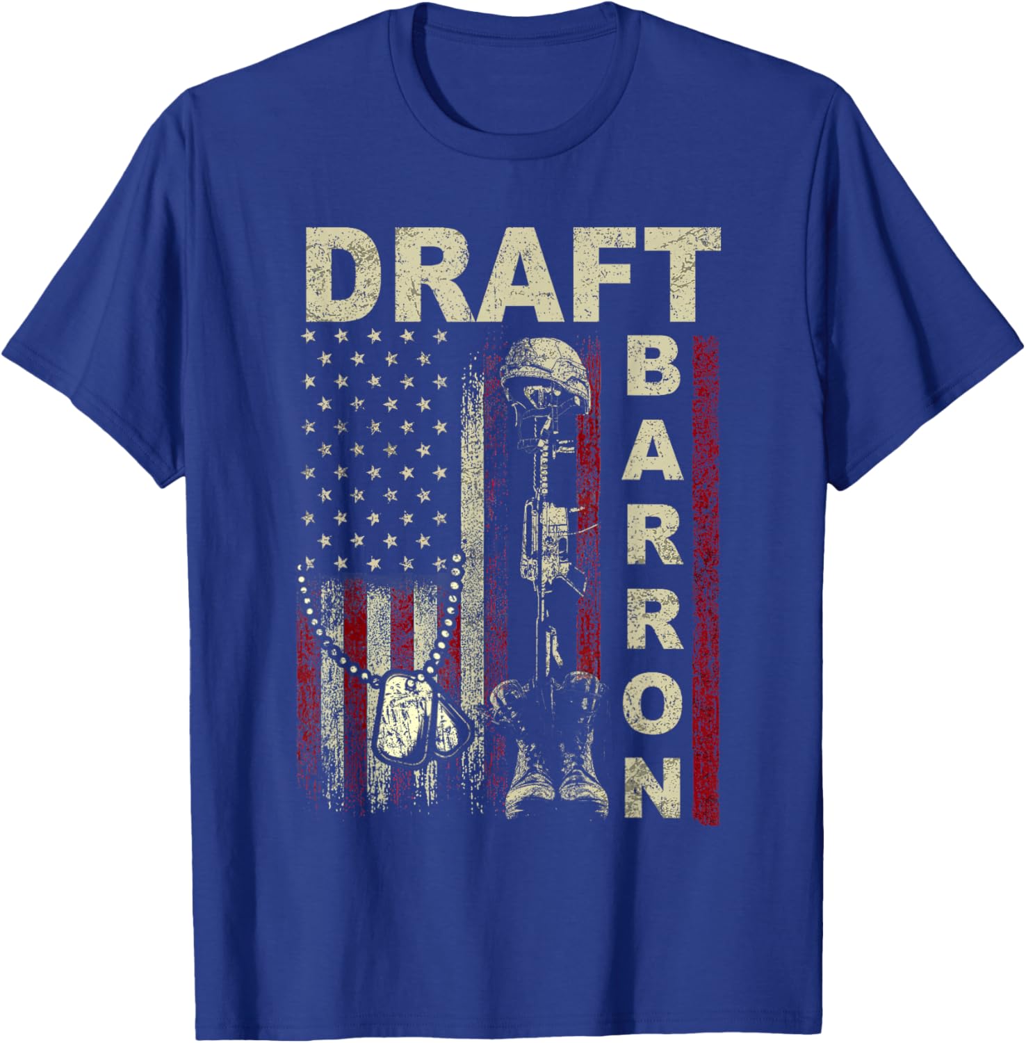 Draft Barron Shirt Vintage Send Barron T-Shirt - T-Shirt | Royal