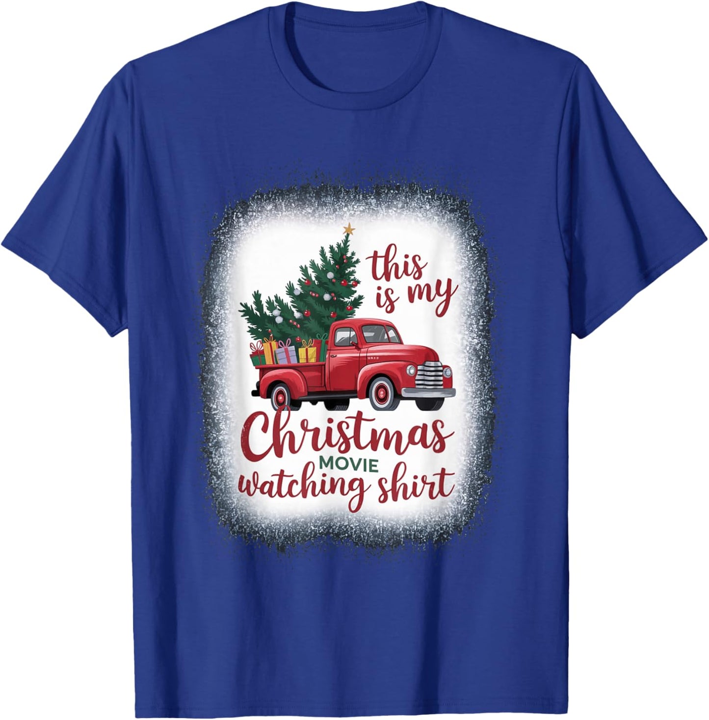 This Is My Christmas Movie Watching T-Shirt - T-Shirt | Royal