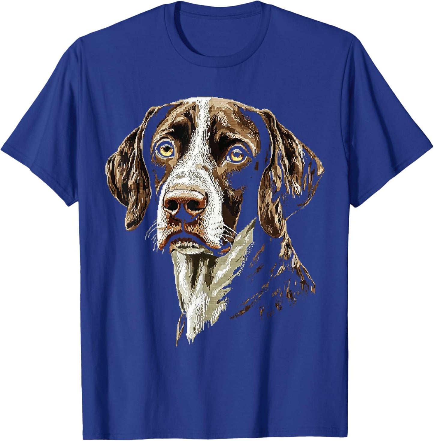 German Short Haired Pointer Dog Graphic Pet Art T-Shirt - T-Shirt | Royal