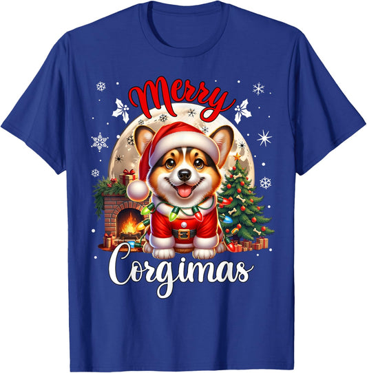 Christmas Costume Corgi Xmas Merry Corgimas Corgi T-Shirt - T-Shirt | Royal