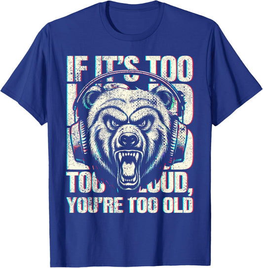 Dubstep Grizzly Bear Electronic Techno Rave Music T-Shirt - T-Shirt | Royal