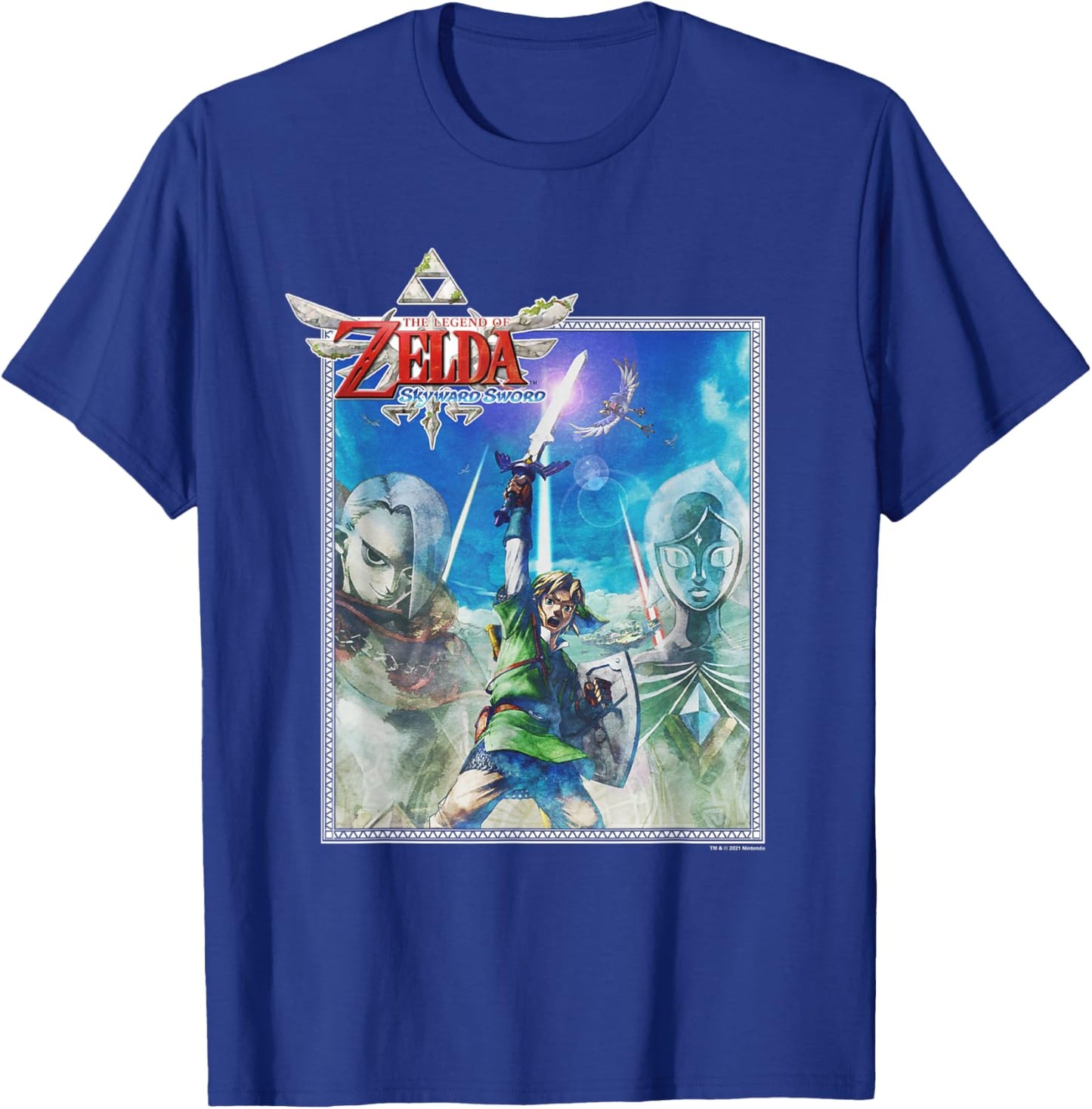 The Legend of Zelda The Skyward Sword Hyrule Poster T-Shirt - T-Shirt | Royal