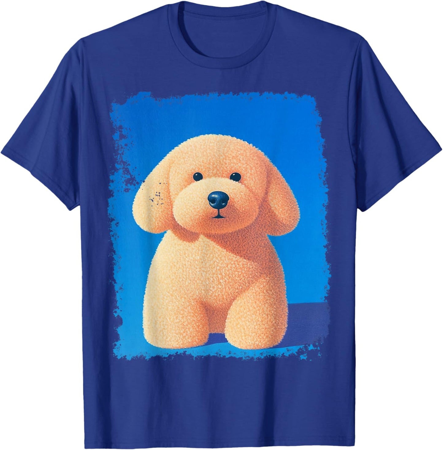 Pop Art Cute Toy Poodle Dog T-Shirt - T-Shirt | Royal