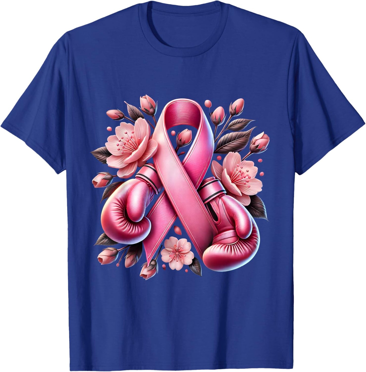 Breast Cancer Warrior Breast Cancer Awareness Support Squad T-Shirt - T-Shirt | Royal