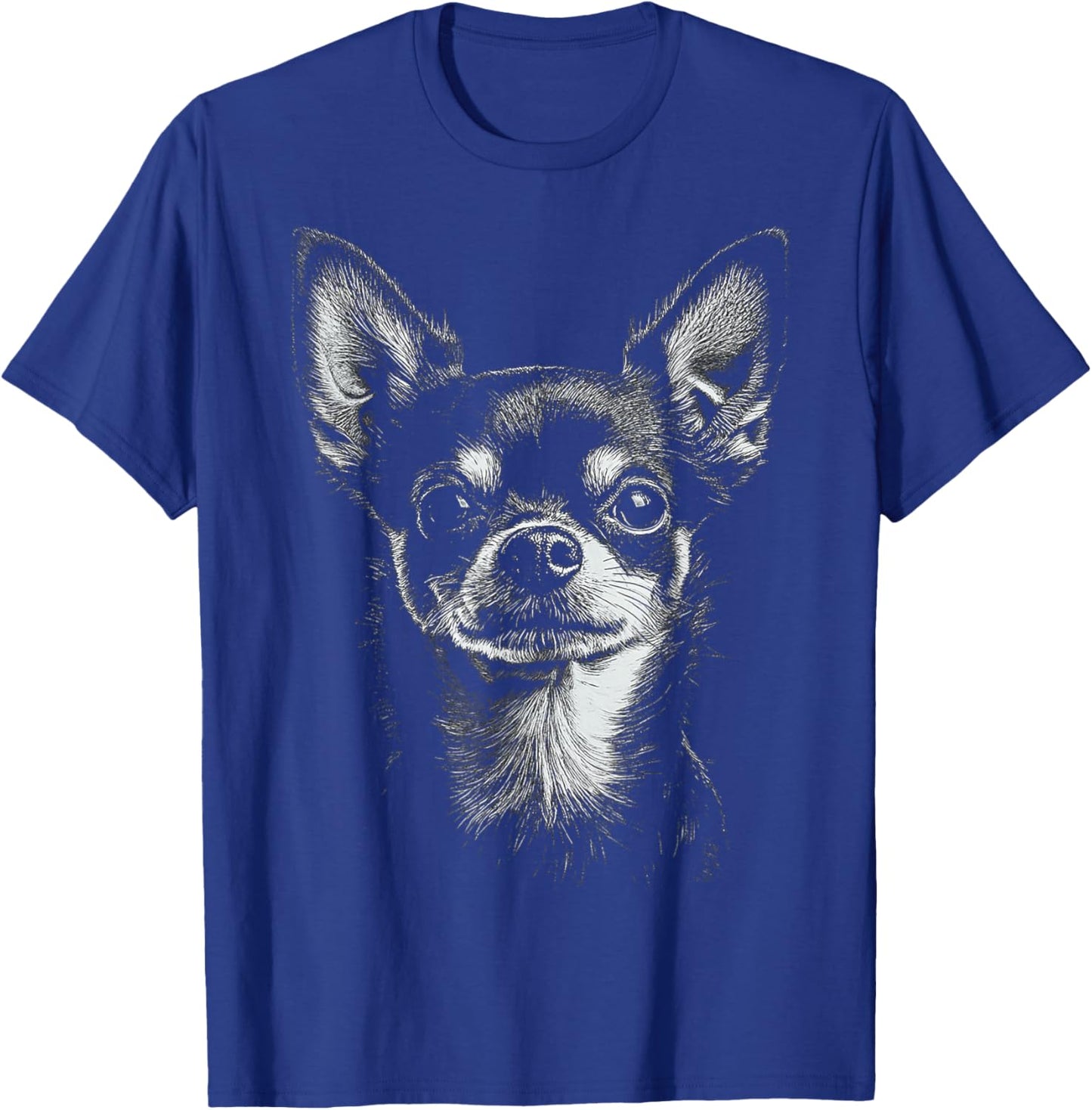 Chihuahua Dog Motif Pet Artwork Chihuahua T-Shirt - T-Shirt | Royal