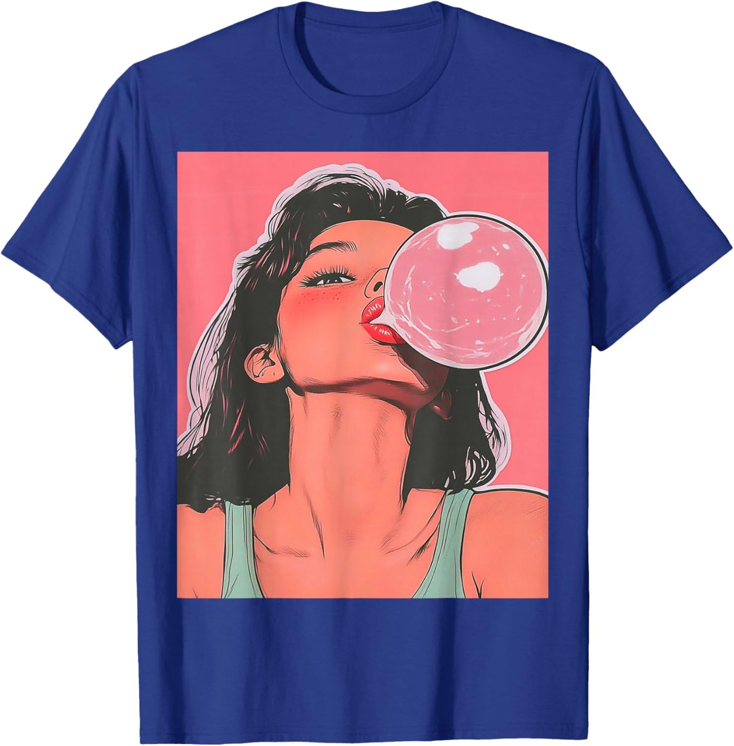 Bubble Gum Pink Adult Humor Graphic T-Shirt - T-Shirt | Royal