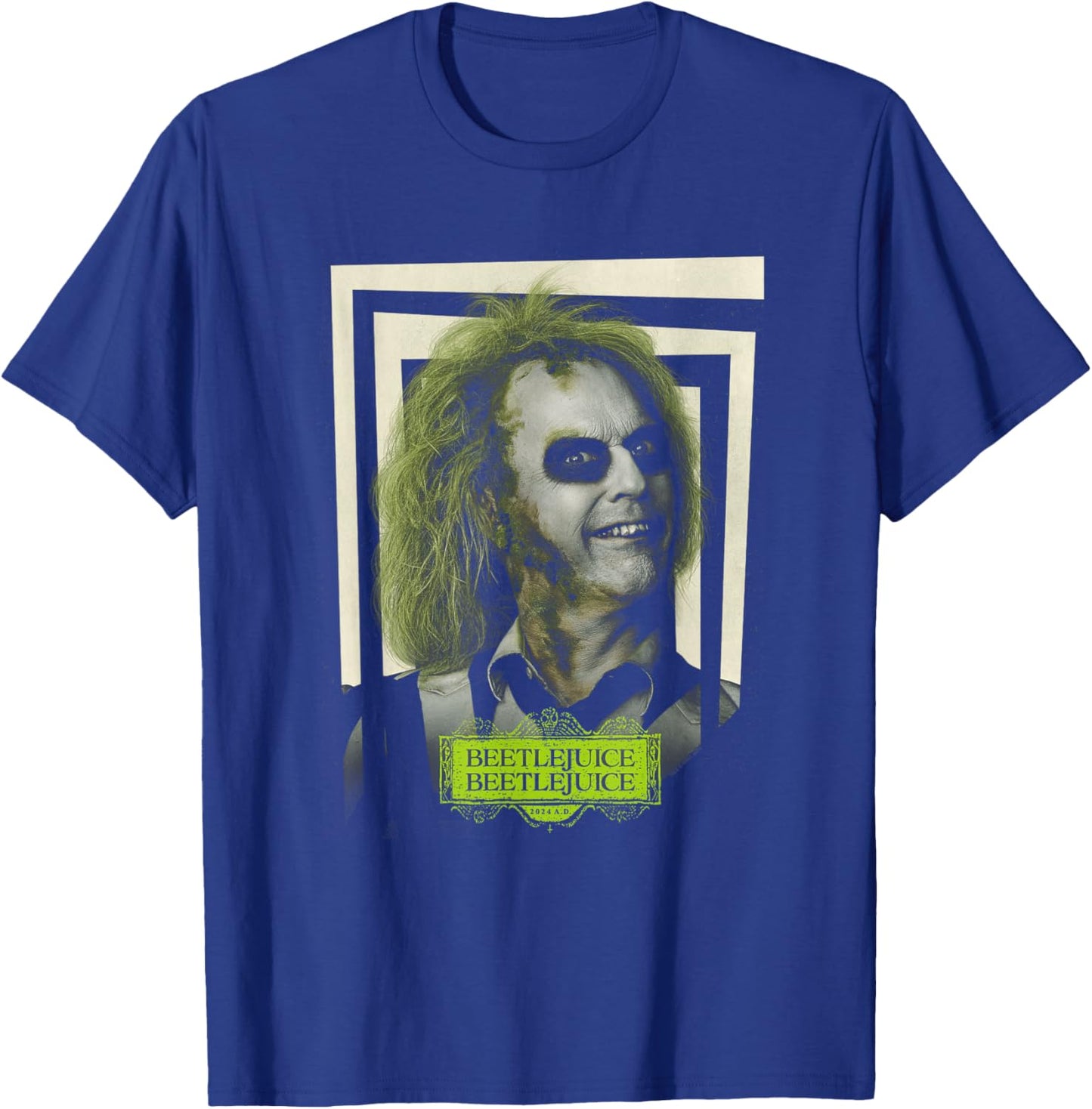 Beetlejuice Ghost with the Most Beetlejuice 2 Movie Poster T-Shirt - T-Shirt | Royal