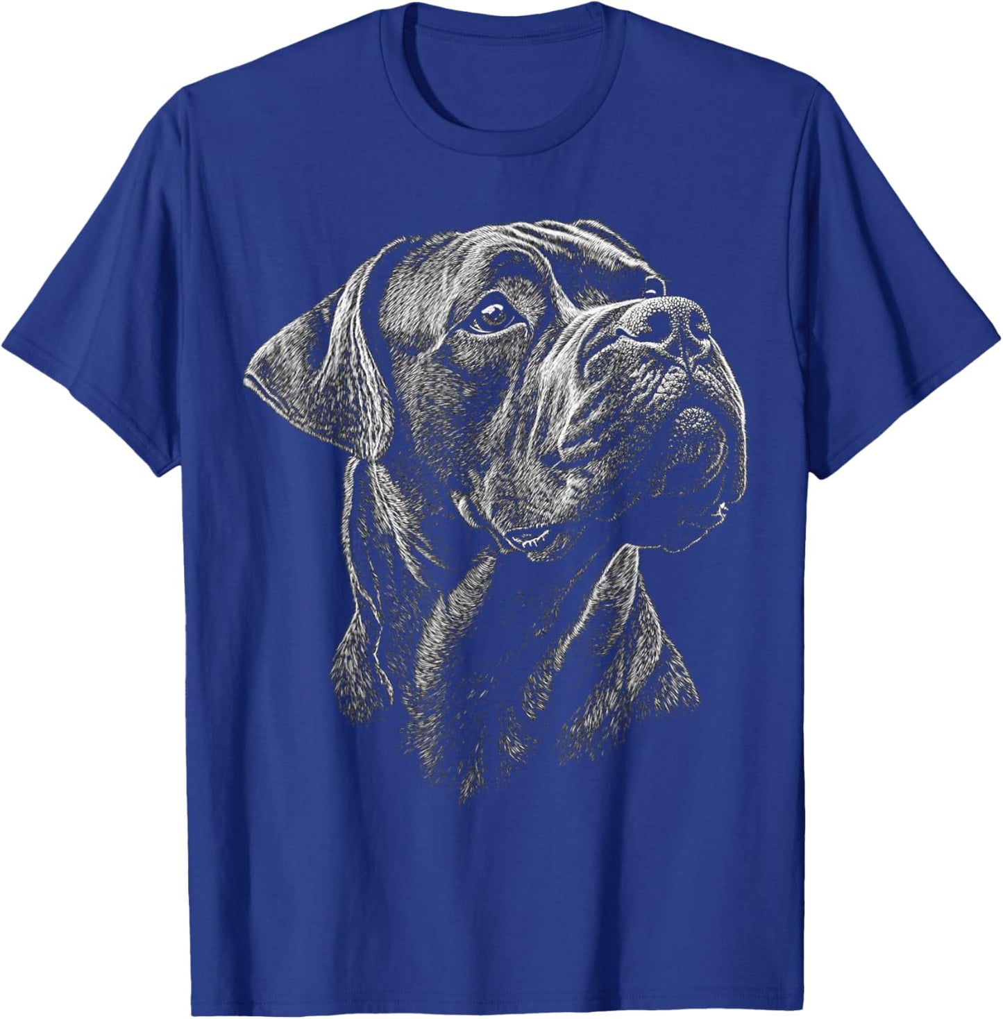 Bullmastiff Dog Motif Pet Artwork Bullmastiff Women Kids T-Shirt - T-Shirt | Royal