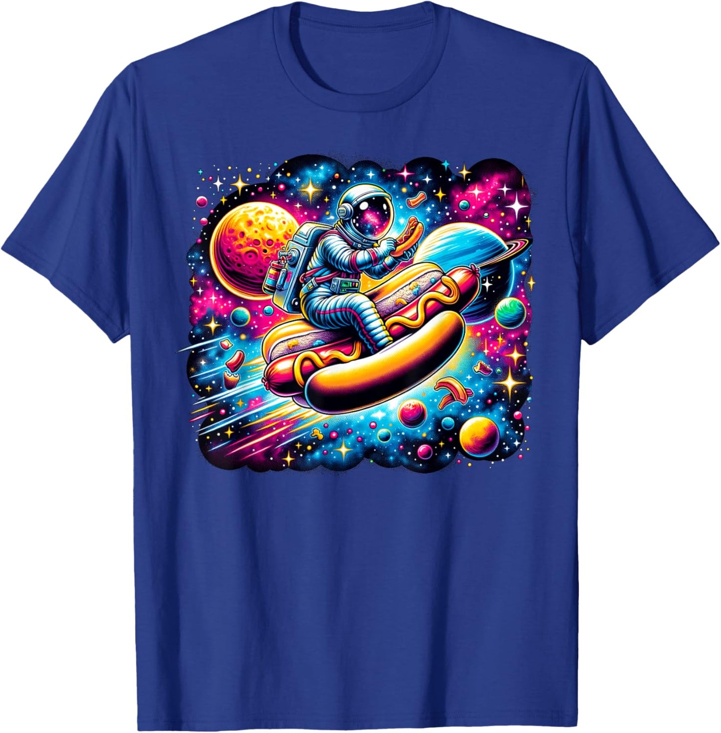 Hot Dog snack foodie eating delicious Hot Dog Men Women Kids T-Shirt - T-Shirt | Royal
