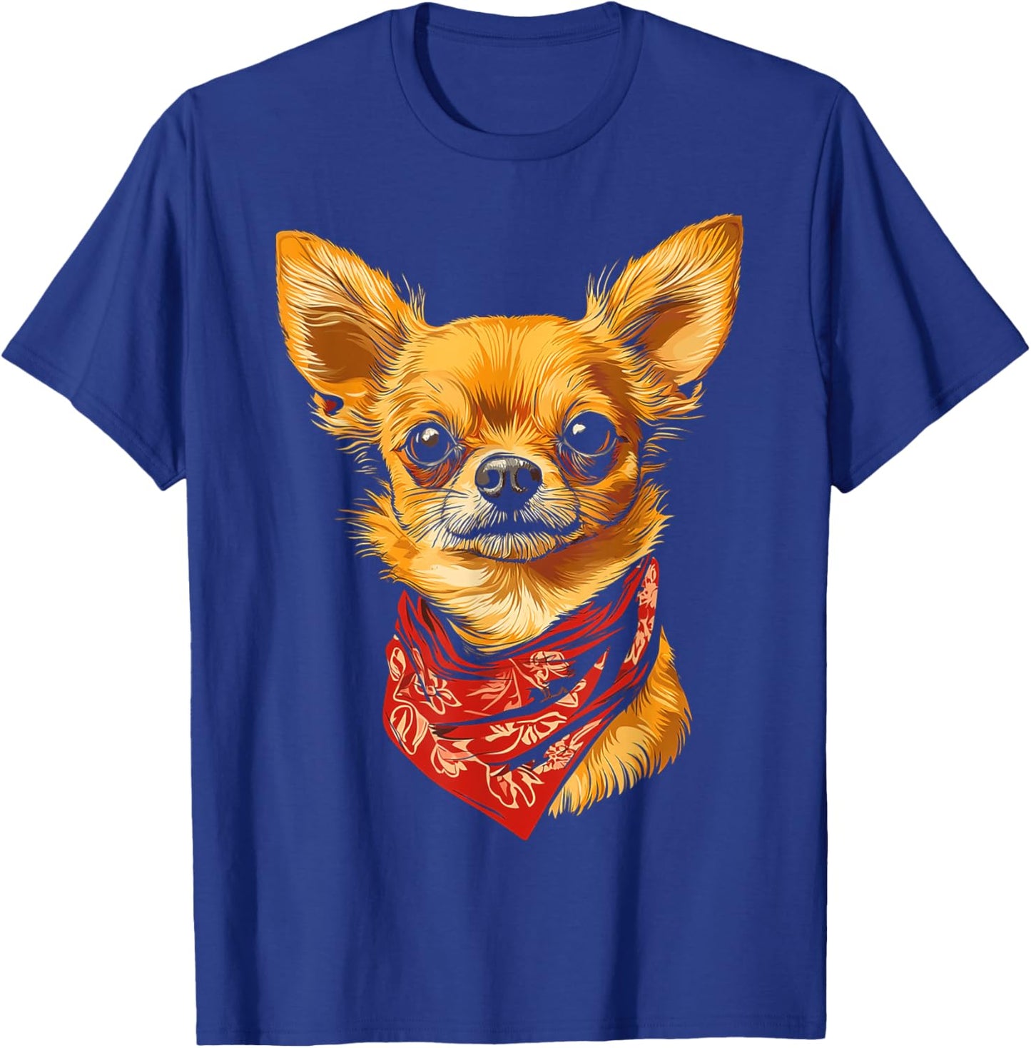 Chihuahua Dog Motif Pet Illustration Chihuahua T-Shirt - T-Shirt | Royal