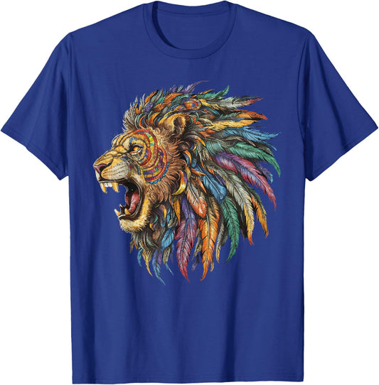 Mexican Alebrije Tiger Folk Art T-Shirt - T-Shirt | Royal